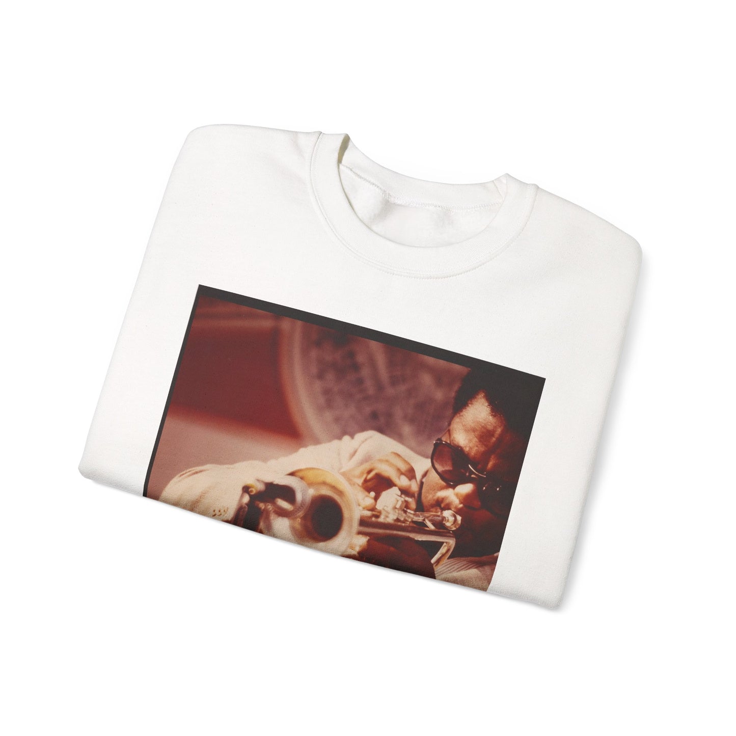 Jazz Trumpet Crewneck Sweatshirt — Freddie Hubbard Tribute Design