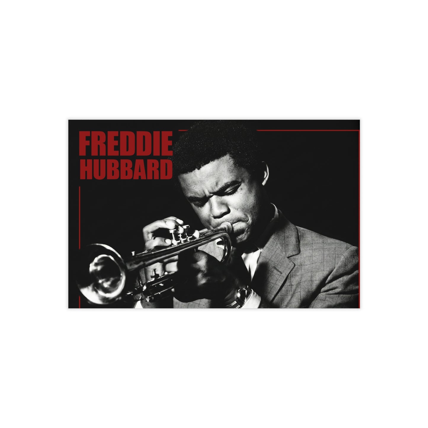 Freddie Hubbard Jazz Business Cards — Trumpet Musician Promotional Cards (100 pcs)