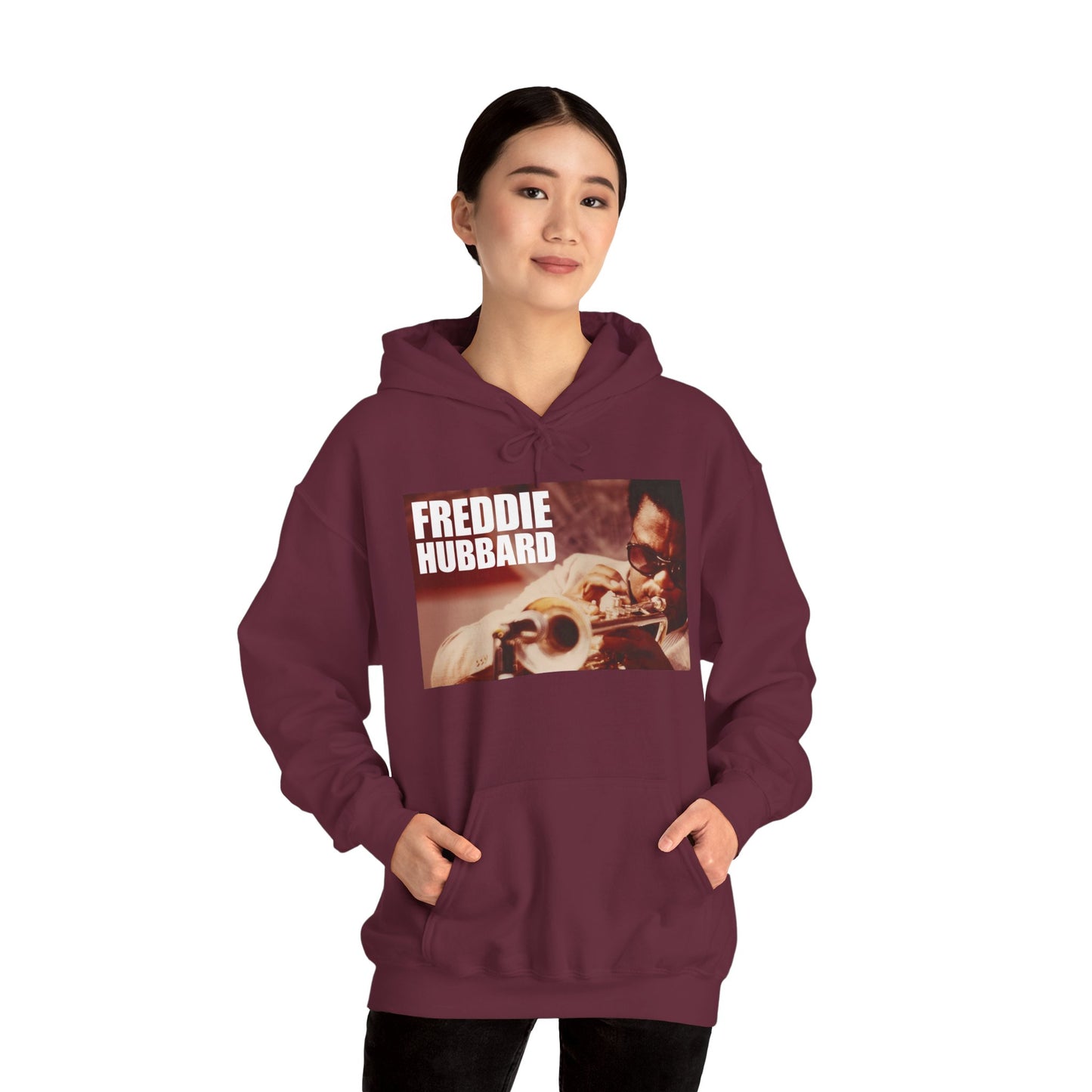 Jazz Trumpet Hoodie — Freddie Hubbard Portrait Sweatshirt