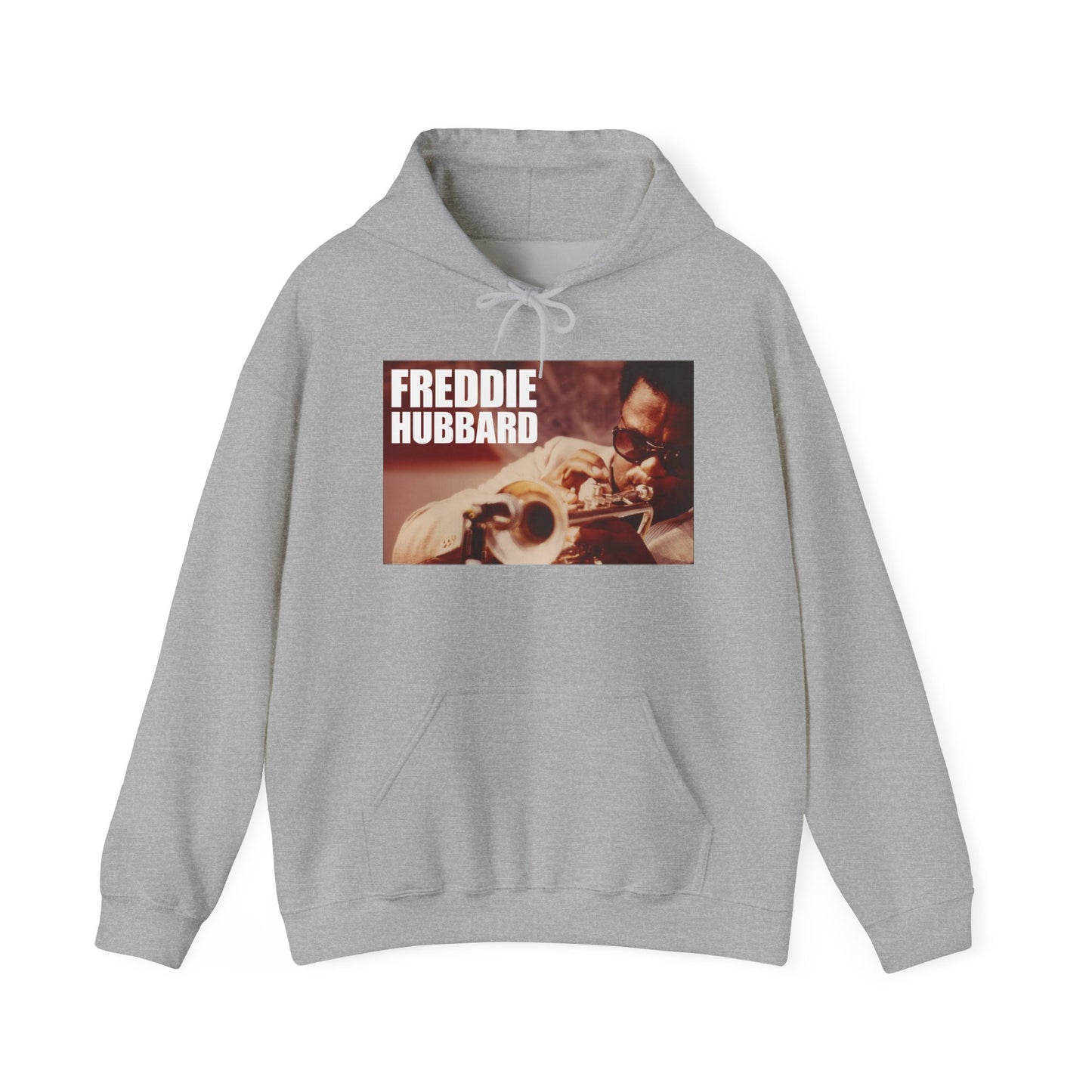 Jazz Trumpet Hoodie — Freddie Hubbard Portrait Sweatshirt