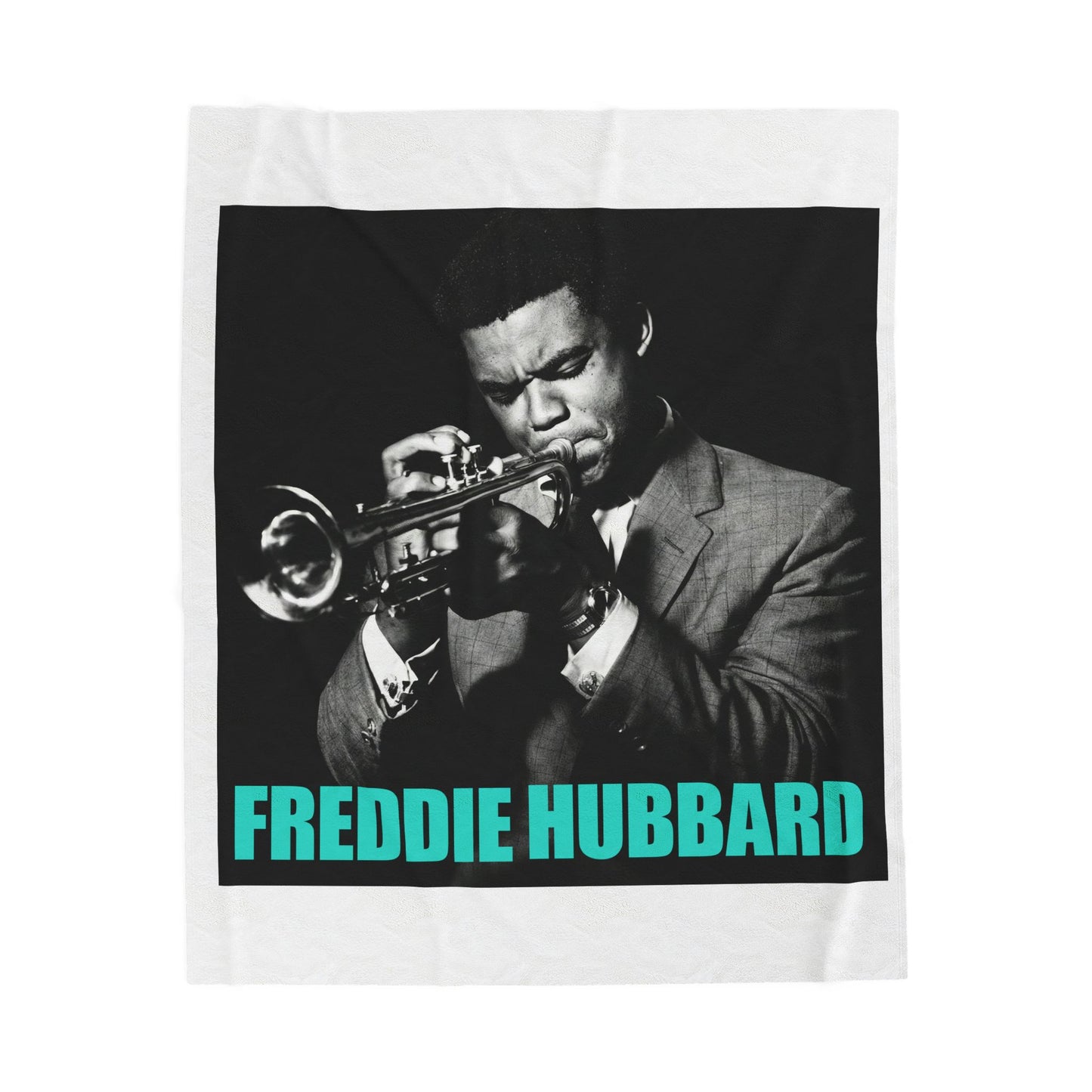 Velveteen Plush Freddie Hubbard Blanket