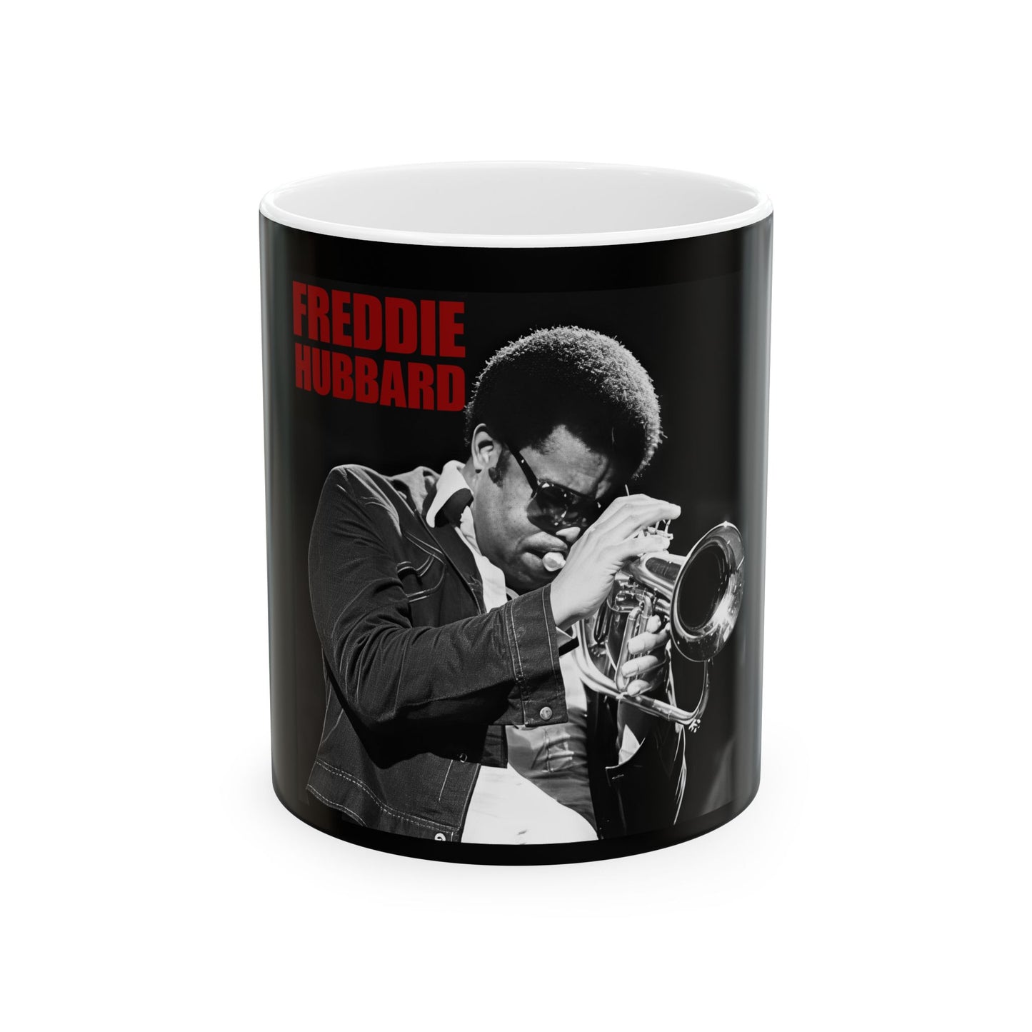 Freddie Hubbard Jazz Trumpet Ceramic Mug — 11oz/15oz
