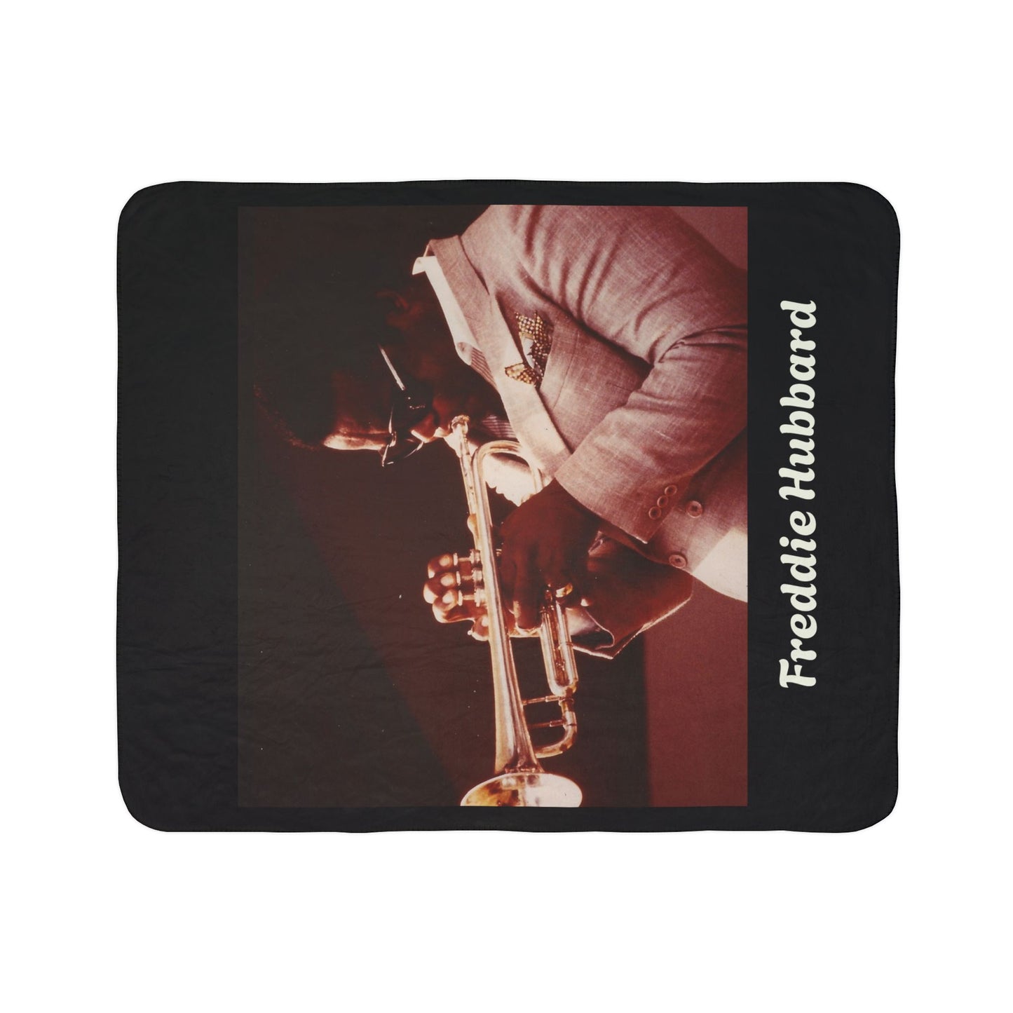 Freddie Hubbard Fleece Sherpa Blanket