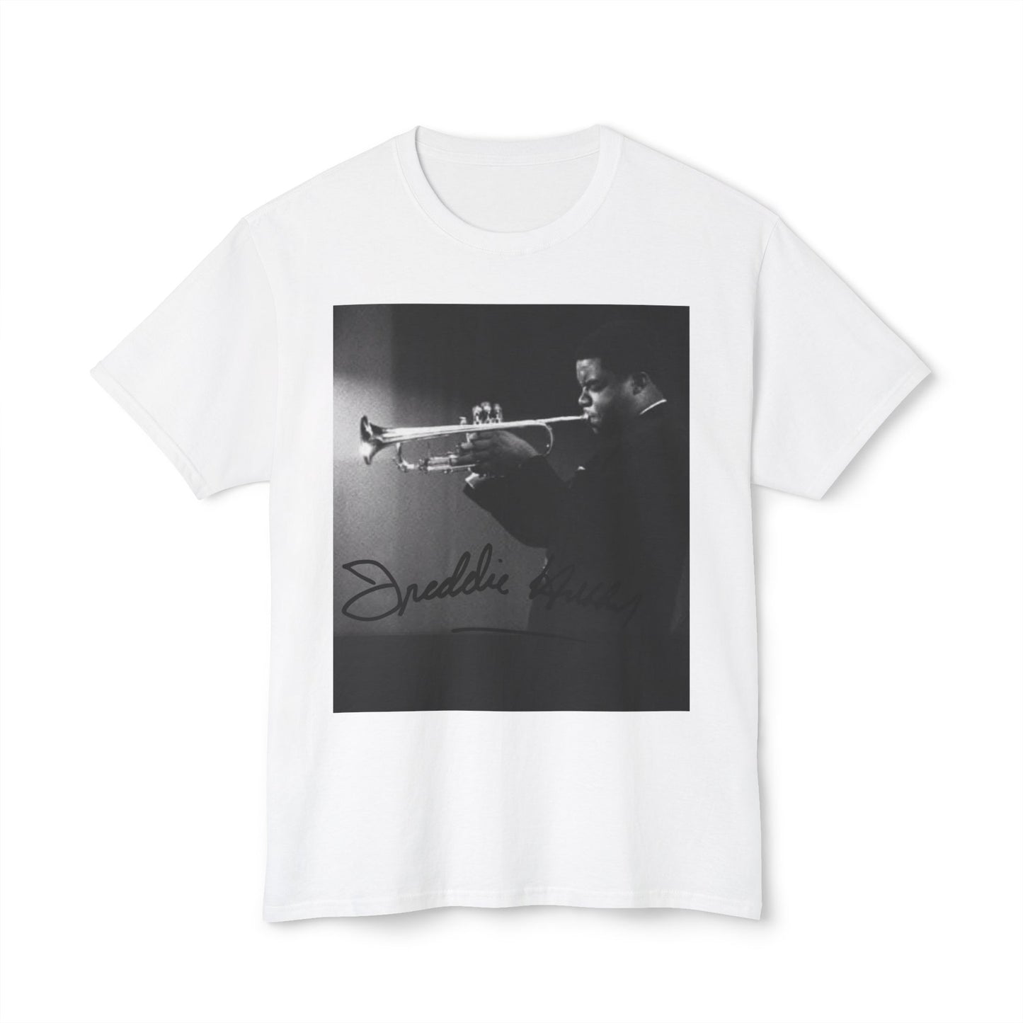 Freddie Hubbard T-Shirt — Vintage Black & White Music Tee