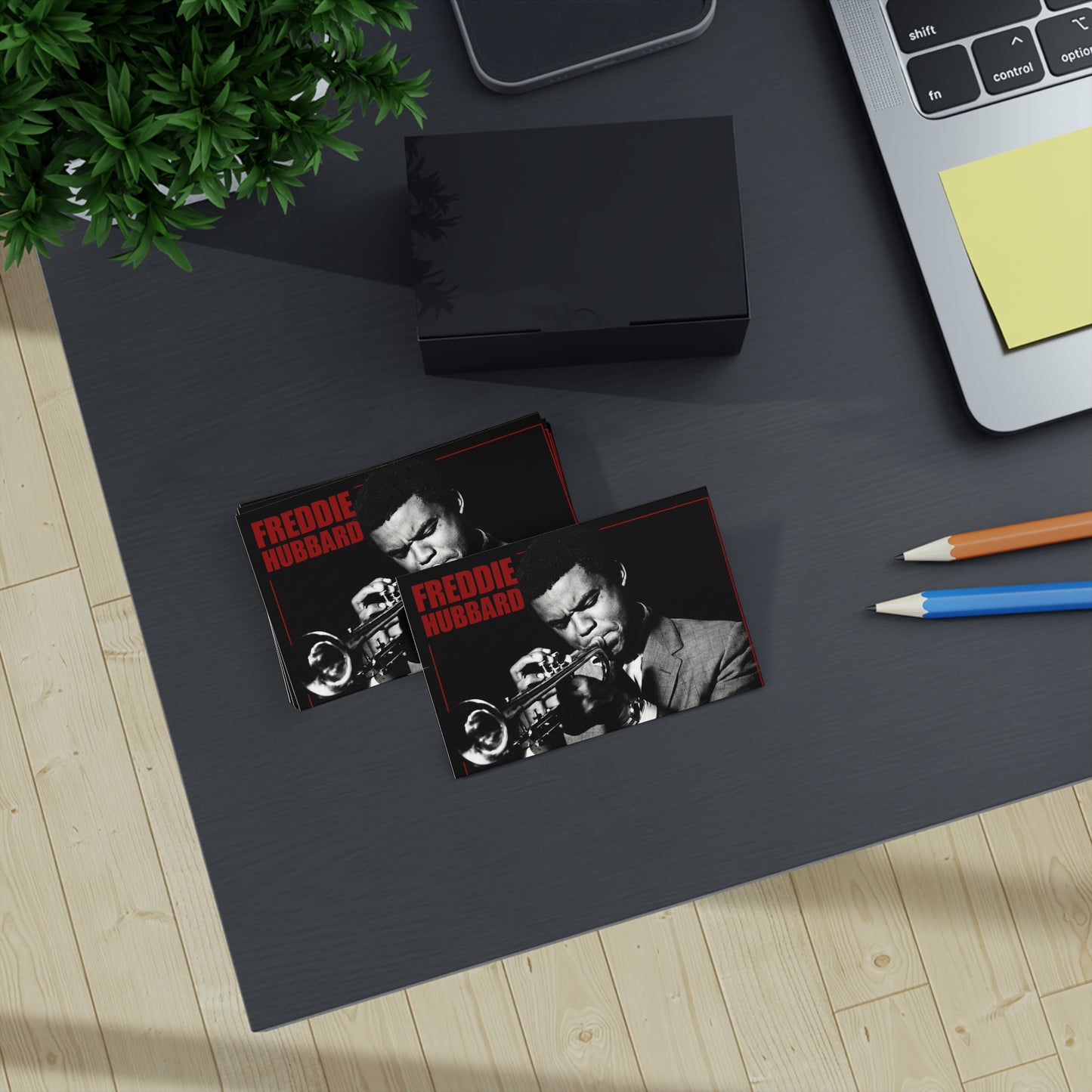 Freddie Hubbard Jazz Business Cards — Trumpet Musician Promotional Cards (100 pcs)