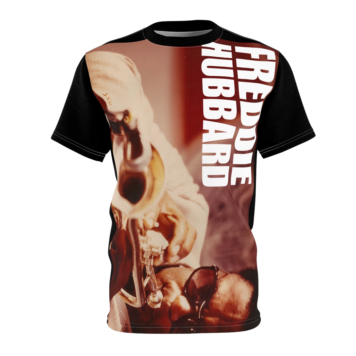 Freddie Hubbard Jazz Trumpet Graphic Tee- All over print