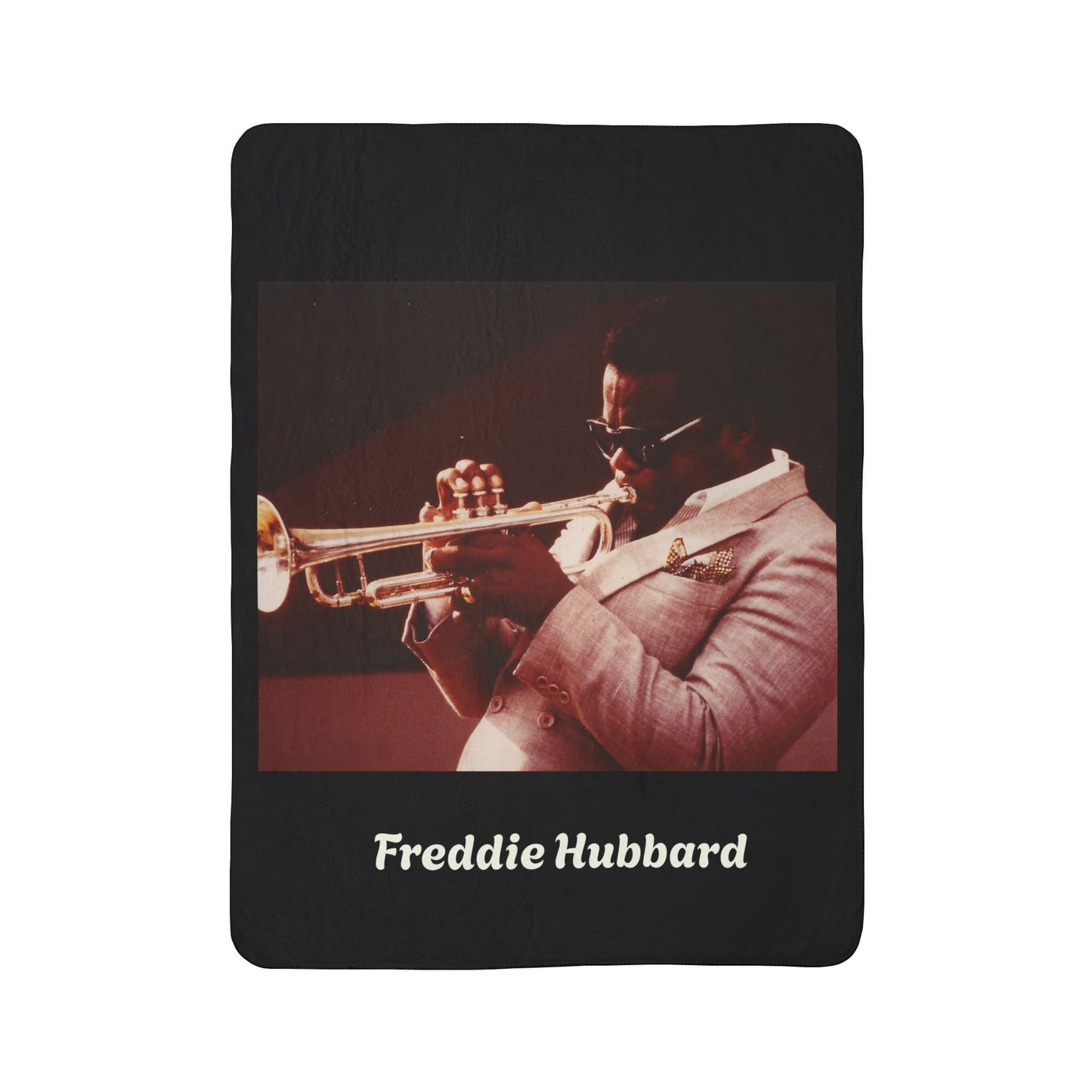Freddie Hubbard Fleece Sherpa Blanket