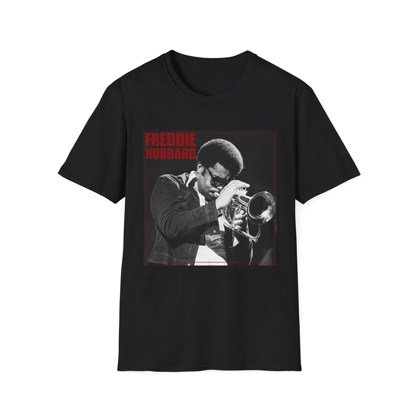 Freddie Hubbard Trumpet Photo T-Shirt — Vintage Jazz Musician Tee
