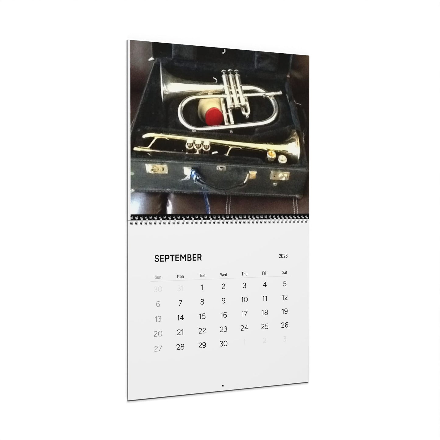 2026 Minimal Wall Calendar — Clean Monthly Grid Planner