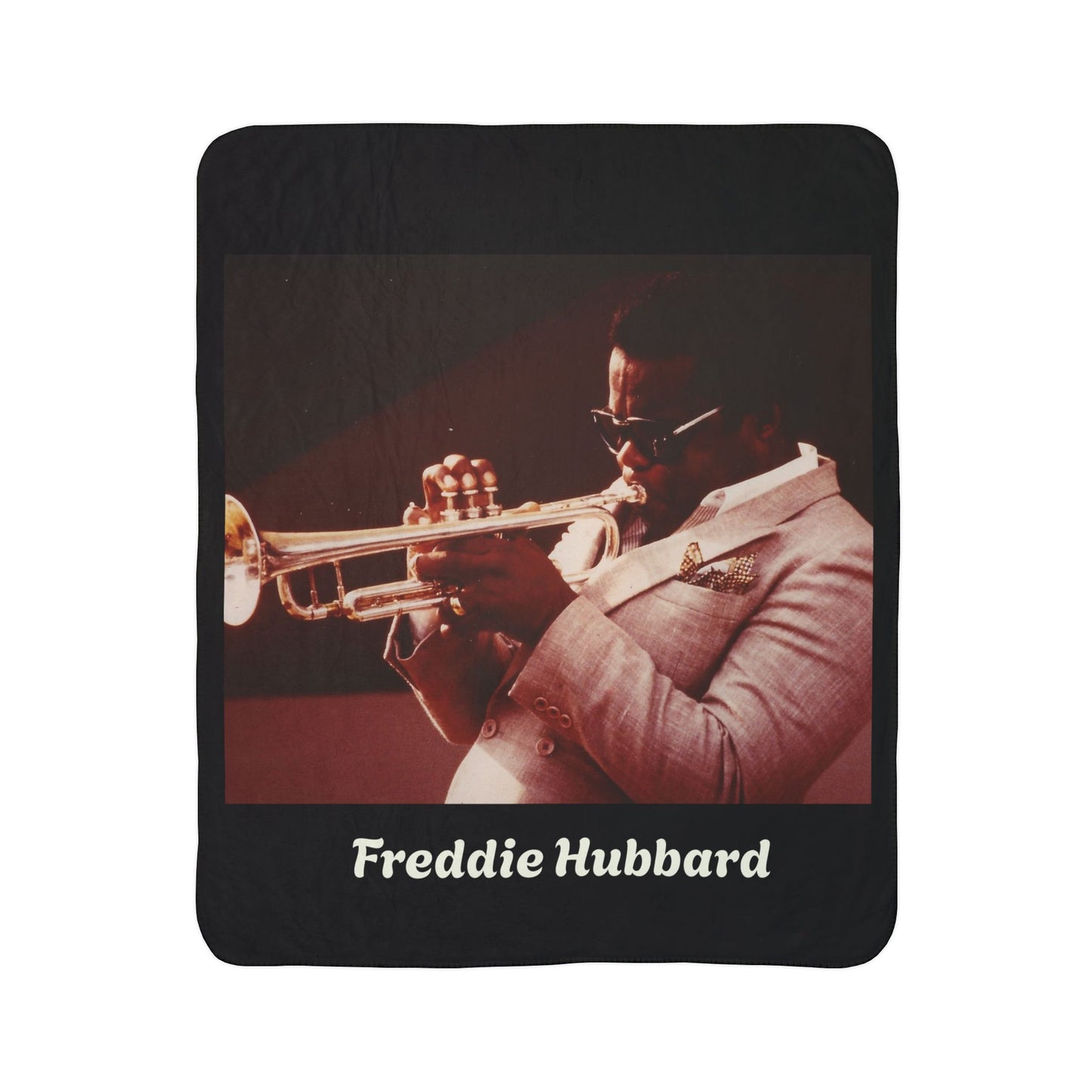 Freddie Hubbard Fleece Sherpa Blanket