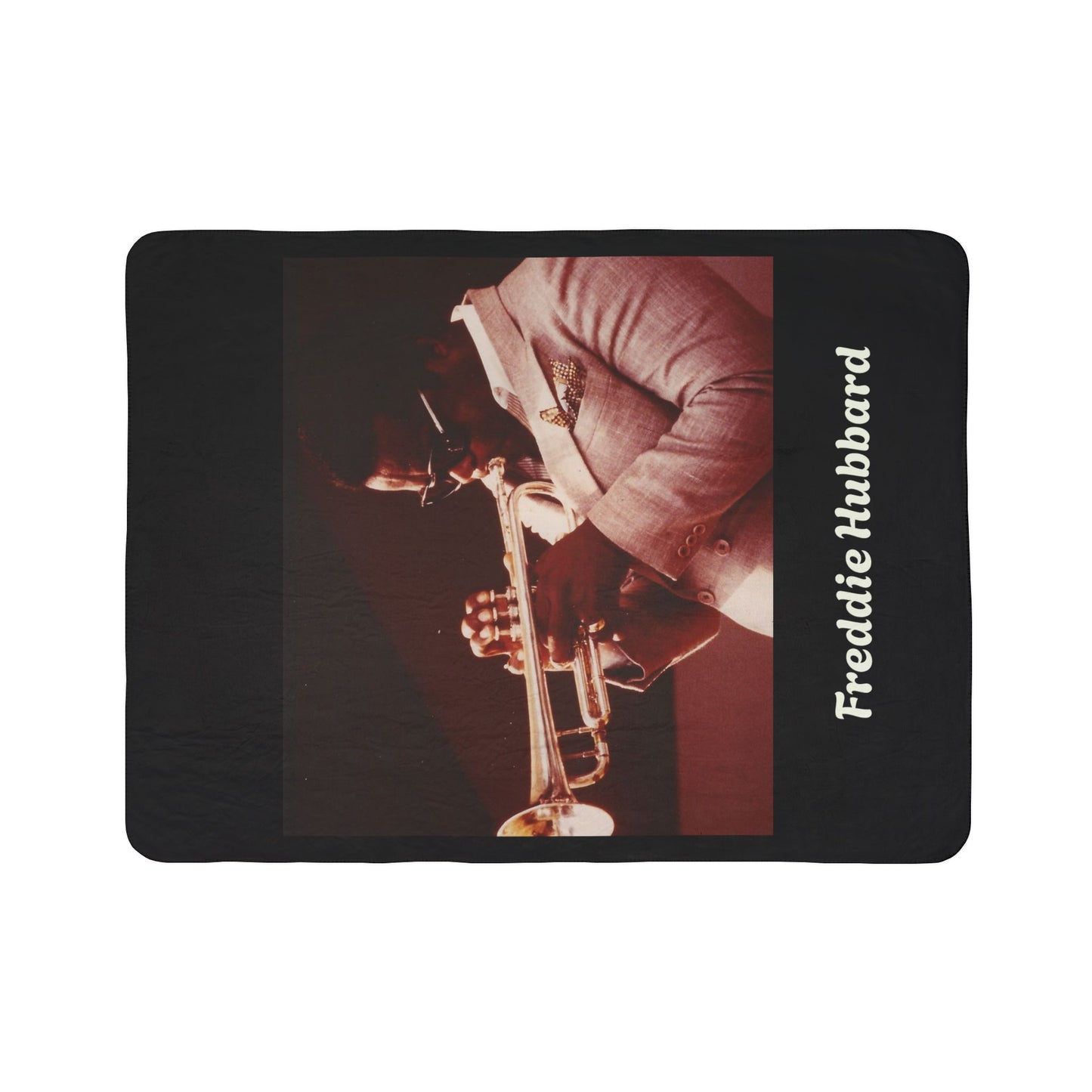 Freddie Hubbard Fleece Sherpa Blanket